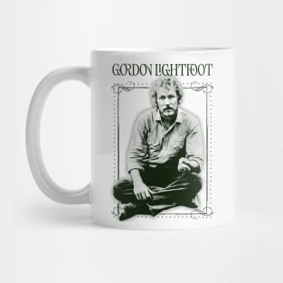 Gordon Lightfoot == Retro Style Fan Design Mug